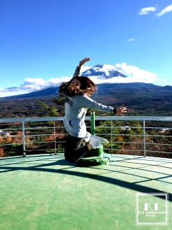Travel Japan Yamanashi Fuji Five Lakes 日本 山梨 紅葉展望台レストハウス